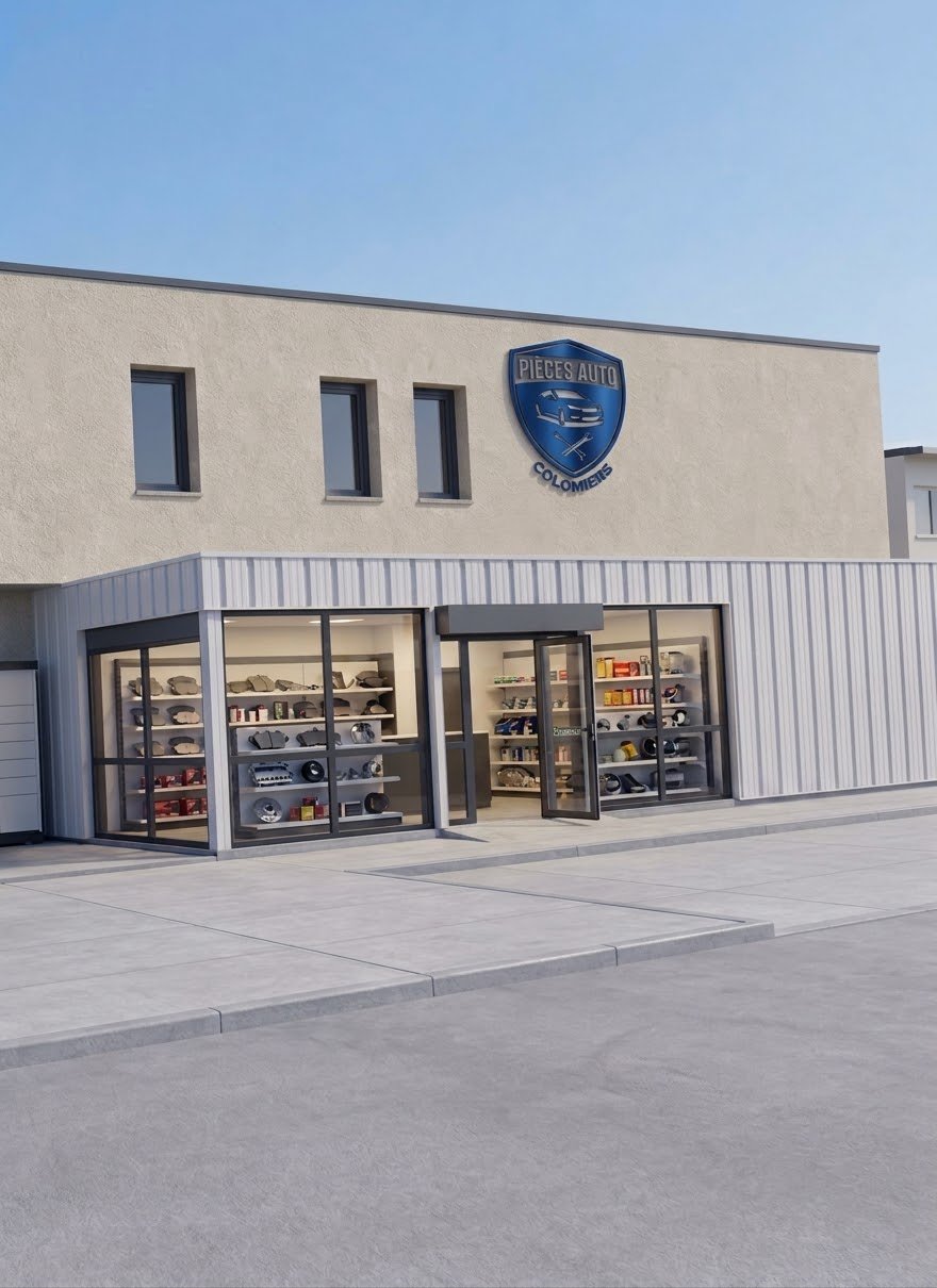 Façade et vitrine du magasin Pièces Auto Colomiers, 16 allée de l'Adour